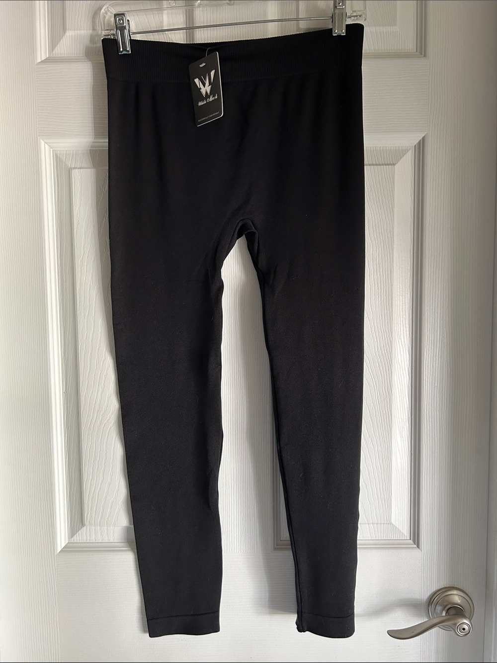 White Mark Black Woman’s Leggings